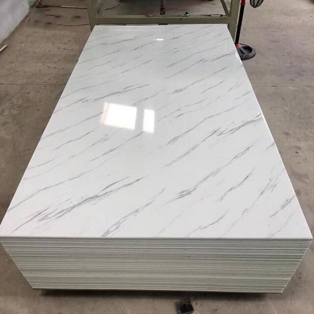 PVC chất lượng cao tấm tường với hiệu ứng UV đá cẩm thạch ẩm & chống nước WPC cho trang trí khách sạn Giá tốt nhất