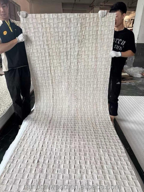 MCM Soft Series Thiết kế hiện đại linh hoạt nhân tạo thân thiện với môi trường chống cháy chống nước Big Slab Nội thất ngoài trời trang trí tường 3D