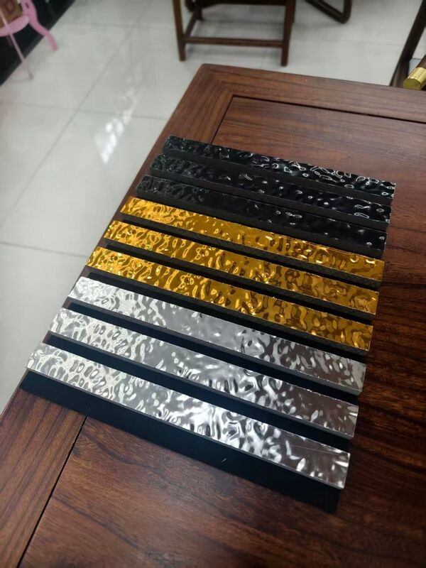 Các tấm âm thanh hấp thụ âm thanh hiện đại 3D nước sóng Slat Grille chống âm cho phòng thu khách sạn