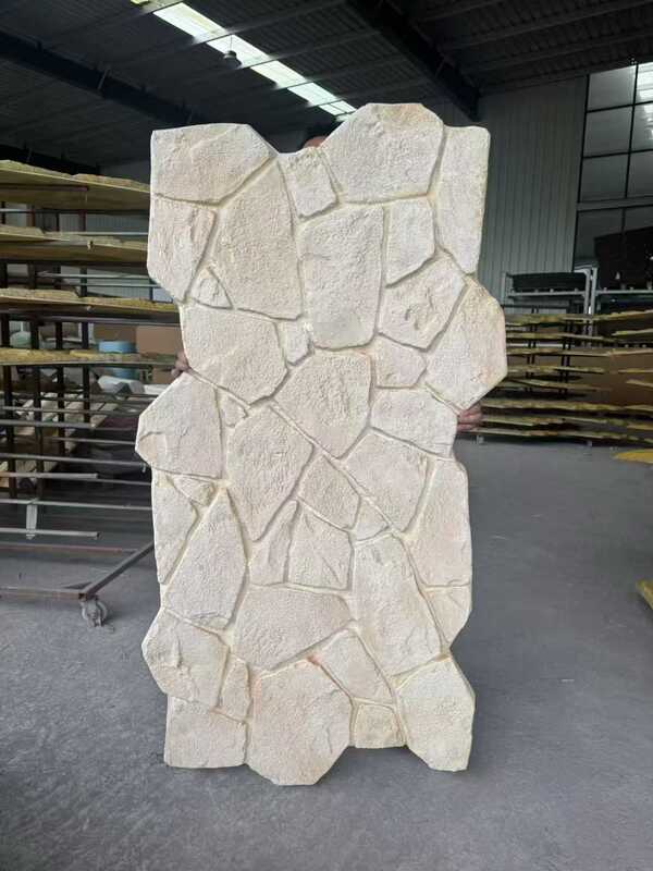Bảng tường bên ngoài Modern Polyurethane PU Artificial Culture Stone Đá mạ nhân tạo PU nhẹ