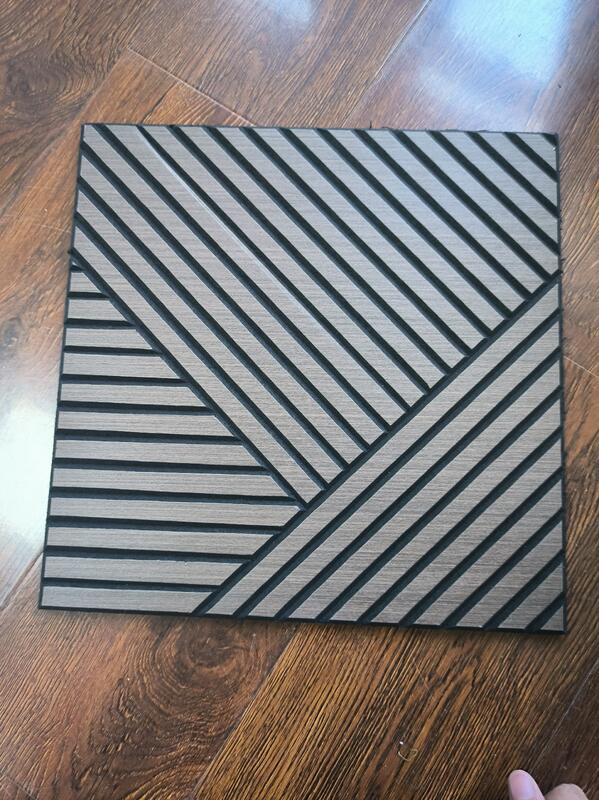 New Design Modern Waterproof Acoustic Wall Panel Customizable Size Sound-Absorbing Board Soundproof for Hotel Use Graphic Design