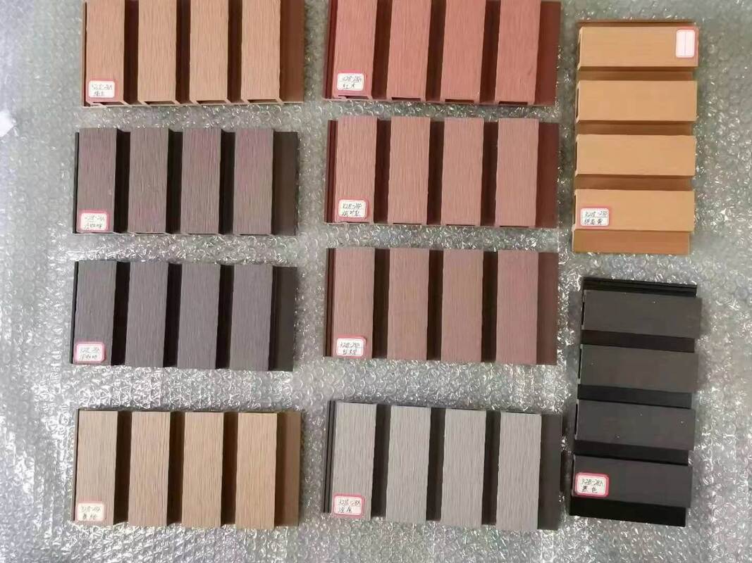 High Quality Water-Proof Outdoor Wpc Fluted Panel Decorative Wall Panel Composite Outdoor Wpc Panel