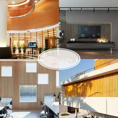 Bảng tường WPC nội thất thân thiện với môi trường 159MM * 10MM Cài đặt nhanh