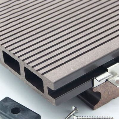 Ván sàn tre 135x25mm Ván sàn ngoài trời Wpc Sàn được chà nhám