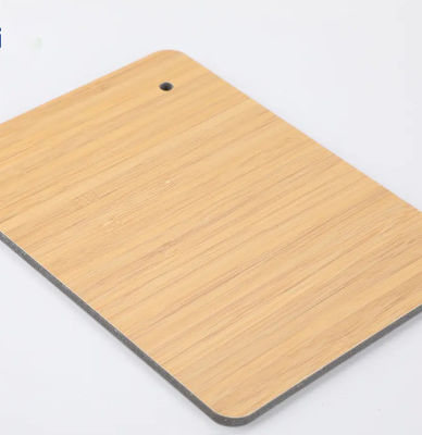 Khám chống khói PVC hiện đại Bamboo Charcoal Wood Veneer Eco Friendly
