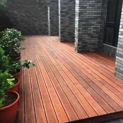 Carbonised Strand Dệt gỗ tre sàn ngoài trời sàn tre
