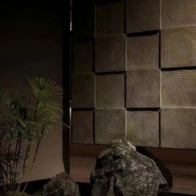 Đường đá PU nhẹ Đường đá polyurethane nhân tạo Đường tường 3D