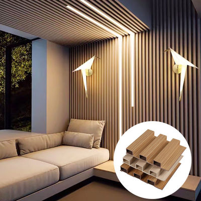 Nhà máy Nội thất trang trí PVC phủ lớp phủ Bảng tường WPC Nội thất Floated Bảng tường