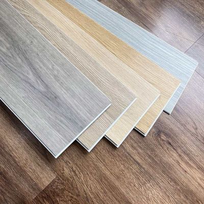 Hữu ích cho môi trường Vật liệu chống cháy gạch gỗ sàn click PVC sàn vinyl sàn sàn spc cho Indoor