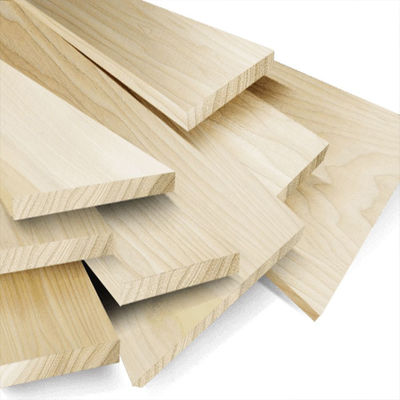 Solid Top Quality 1220*2440 Customized Natural / Bleach / Carbonized Poplar Edge Glude Boards (Bảng keo ngô)