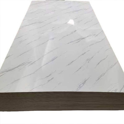 1220*2440 Laminated 3d UV Marble Sheet 3mm Thickness For Wall Decor
