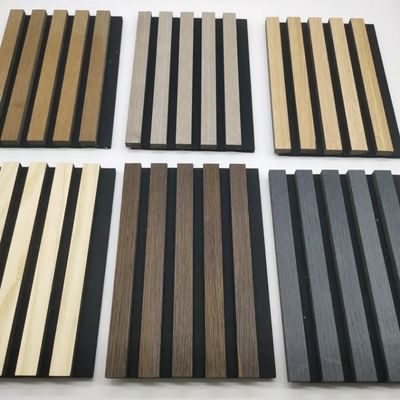 FSC Chứng nhận bán buôn tấm cách âm bằng felt tấm tường kín âm tấm âm gỗ tấm âm có rãnh