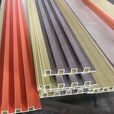 Tấm ốp composite gỗ nhựa trang trí nội thất ốp chân tường vinyl gỗ 3D sọc rãnh ốp tường PVC WPC 168.5*20mm