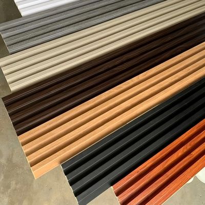 Phòng chống nước hiện đại Phòng chống âm Phòng chống cháy WPC PVC Bọc tường phông Nội thất Bảng tường cho hộ gia đình Khách sạn Villas Halls