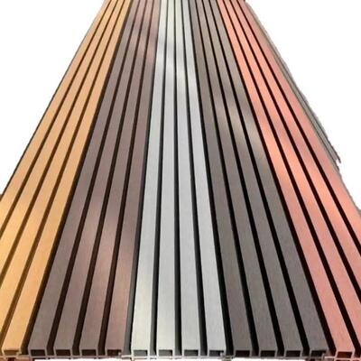 Các tấm tường ngoài trời không thấm nước chất lượng cao WPC Các vật liệu tổng hợp gỗ nhựa cho trang trí bên ngoài