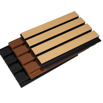 Tấm ốp tường WPC ngoài trời hiện đại, dễ lắp đặt và thiết kế cổ điển, tính năng chống thấm nước cho không gian ngoài trời