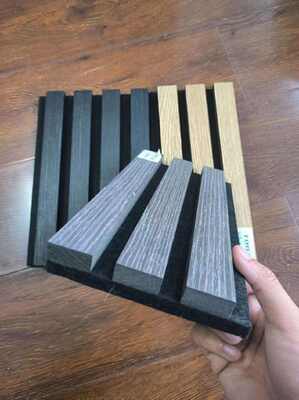 chất lượng MDF bảng điều khiển âm thanh lưới tản âm tường bảng điều khiển trang trí gỗ Slat 3D thiết kế nhẹ giảm tiếng ồn nội thất sử dụng nhà máy sản xuất