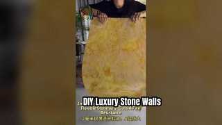Tấm ốp tường bằng đá mềm dẻo Dễ dàng lắp đặt DIY