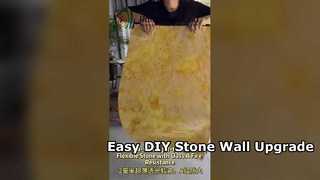 Tấm ốp tường bằng đá mềm dẻo Dễ dàng lắp đặt DIY